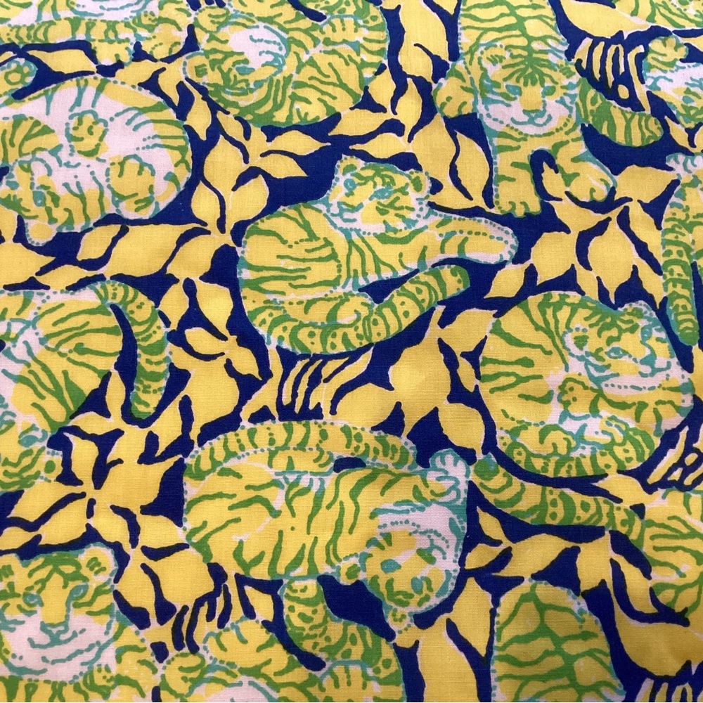 Vintage Lilly Pulitzer The Lilly 1980s Skirt Tiger Cubs Size 8 EUC RARE HTF